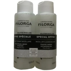Filorga Duo Micellar Solution detergente viso delicato per tutti i tipi di pelle 2x400ml