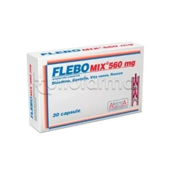 Flebomix integratore per microcircolo e gambe leggere 30 capsule