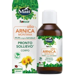 Forsan Olio Arnica Montana Naturale Corpo per Affaticamento Muscolare 100ml