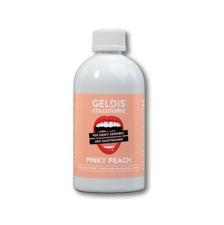 Geldis Collutorio Quotidiano Senza Alcol Gusto Pesca 500ml