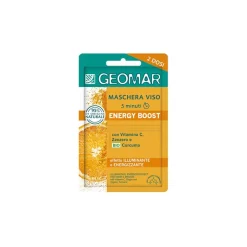 Geomar Maschera Viso Energy Boost Illuminante e Rivitalizzante 2 Dosi
