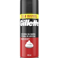 Gillette Existing Schiuma Classica per Rasatura Delicata Flacone 400ml