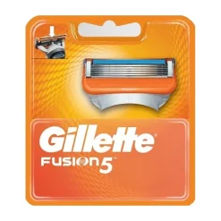 Gillette Fusion Manual Lame per Rasatura Precisa e Delicata 2 Lame di Ricambio