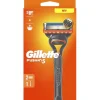 Gillette Fusion5 Rasoio Manual per Rasatura Profonda 1 Rasoio + 2 Ricariche