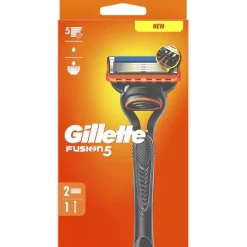Gillette Fusion5 Rasoio Manual per Rasatura Profonda 1 Rasoio + 2 Ricariche