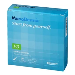 Giuliani Monoderma E5 Trattamento Viso Vitamina E Lenitiva ed Idratante 28 Capsule