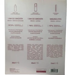 Goovi Cofanetto Idratante con Siero Viso + Crema Viso + Contorno Occhi + Pochette