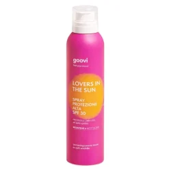Goovi Crema Corpo Spray No Gas Protezione Solare Spf30 Idratante Flacone 200ml
