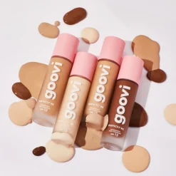 Goovi Fondotinta e Correttore con SPF15 Lunga Tenuta Colore 15 Tiramisu 28ml
