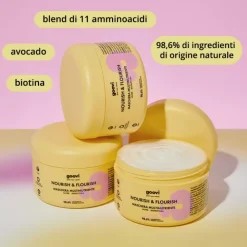Goovi Maschera Multinutriente e Ristrutturante per Capelli 200 ml