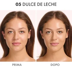 Goovi Skin Tint Fondotinta Idratante Leggero con SPF 15 Colore 05 Dulce De Leche 30ml
