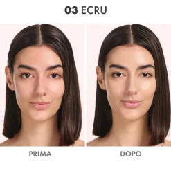 Goovi Skin Tint Fondotinta Idratante Leggero con SPF 15 Colore 03 Ecru 30ml