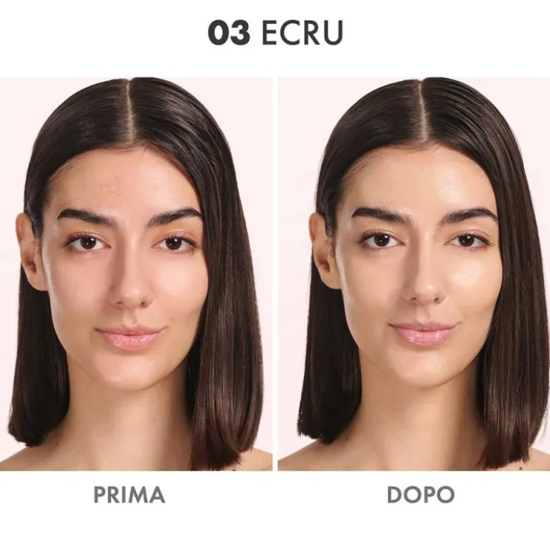 Goovi Skin Tint Fondotinta Idratante Leggero con SPF 15 Colore 03 Ecru 30ml