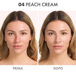 Goovi Skin Tint Fondotinta Idratante Leggero con SPF 15 Colore 04 Peach Cream 30ml