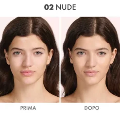 Goovi Skin Tint Fondotinta Idratante Leggero con SPF 15 Colore 02 Nude 30ml