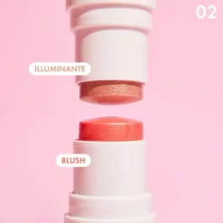 Goovi Stick Duo Blush & Illuminante Colore 02 Pearly Sun Kiss 1 Pezzo