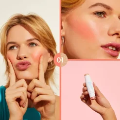 Goovi Stick Duo Blush & Illuminante Colore 01 Pastel Bonne Mine 1 Pezzo