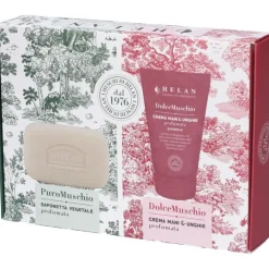 Helan Cofanetto I Muschi Puromuschio Saponetta 100 g + Dolcemuschio Crema Mani 50 ml