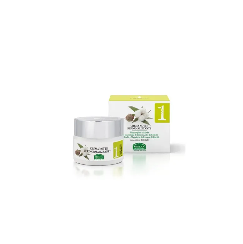 HELAN LINEA VISO 1 Crema Notte Rinormalizzante per Pelli Normali e Miste 50 ml