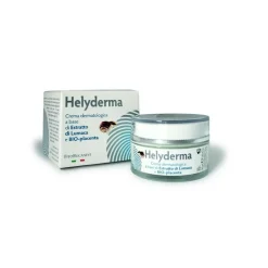 Helyderma Crema Viso Bava Di Lumaca E Bioplacenta per Rigenerazione e Idratazione 50ml