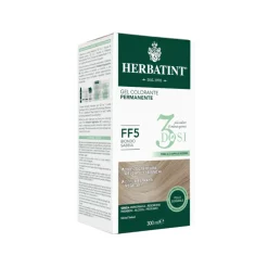 Herbatint 3 Dosi FF5 Tinta per Capelli Biondo Sabbia Tinta Naturale per Capelli 300ml
