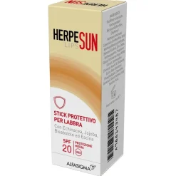 Herpesun Lips Stick Labbra per Prevenzione Herpes Labiale 5ml