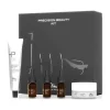 Hino Natural Skincare Precision Beauty Kit Routine Viso e Décolleté Minitaglie per Detersione e Antiage