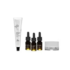 Hino Natural Skincare Precision Beauty Kit Routine Viso e Décolleté Minitaglie per Detersione e Antiage