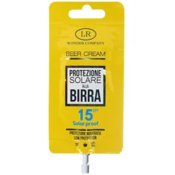 Hollywood Sun Beer Cream crema solare abbronzante birra SPF15 bustina 15ml