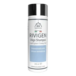 Idi Farmaceutici Rivigen Oligo Shampoo Capelli Grassi per Sebo e Cute Sensibile 200ml