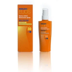 Immuno Elios Spray Solare Spf 30 per Protezione Solare Tocco Secco 200ml