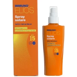 Immuno Elios Spray Solare Spf 15 protezione media per viso e corpo 200ml