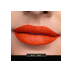 Infinity Make Up Matt&Fix Lipcolor 05-Coral Rossetto Matt Lunga Durata 1 Rossetto Liquido