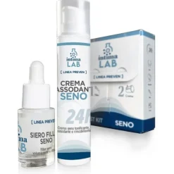 Intima Lab Preven Kit Rassodante per il Seno Trattamento Tonificante e Rimodellante Crema 15 ml + Siero 5 ml