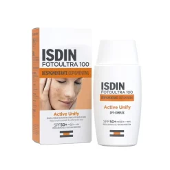 Isdin Active Unify SPF50+ Protezione Solare Viso Depigmentante 50 ml