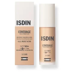 Isdin Coverage 3.0 Sand SPF50+ Fondotinta Protezione Molto Alta 30 g