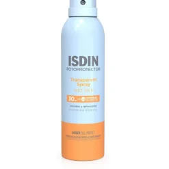 Isdin Transparent Spray Wet Skin Protezione Solare SPF 30 250 ml