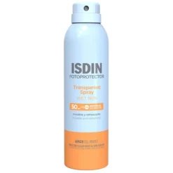 Isdin Transparent Spray Wet Skin SPF 50 Protezione Solare Spray Trasparente 250ml