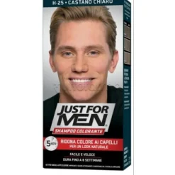 Just For Men Shampoo Colorante per Capelli Castano Chiaro H25