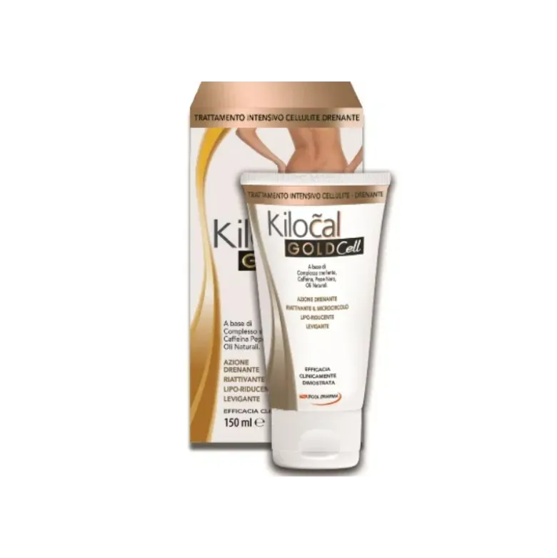 Kilocal Gold Cell Crema Drenante Anticellulite 150 ml