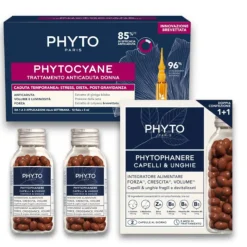 Kit Anticaduta Capelli Post-Parto di Phyto - Trattamento 3 Mesi