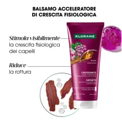 Klorane Chinina Balsamo Acceleratore di Crescita Capelli 200ml