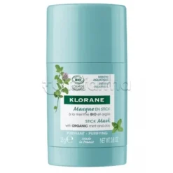 Klorane Maschera Viso Bio Menta e Argilla Stick 1 Pezzo