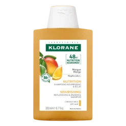 Klorane Shampoo al Mango per Capelli Secchi Idratante e Protettivo 200ml