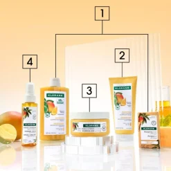 Klorane Shampoo al Mango per Capelli Secchi Idratante e Protettivo 200ml