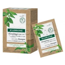 Klorane Shampoo Maschera 2 in 1 per Capelli 8 Bustine da 3g