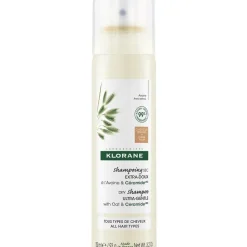 Klorane Shampoo Secco Extra-Delicato all'Avena per Capelli Scuri 150ml