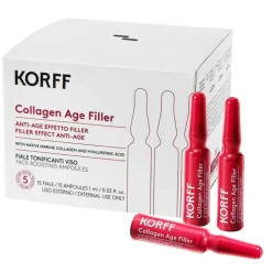 Korff Collagen Age Filler Trattamento Antirughe Effetto Filler 12 Fiale
