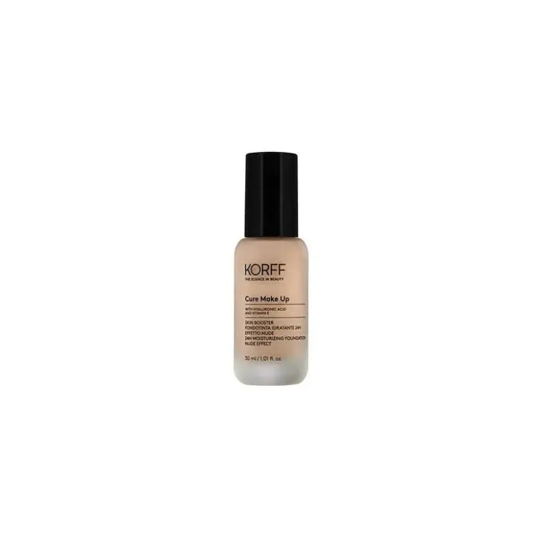 Korff Fondotinta Idratante 24h Effetto Nude per Pelle Idratata e Naturale 30 ml
