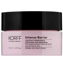 Korff Intense Barrier Crema Viso Lenitiva e Riparatrice Pelle Sensibile 50 ml